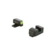 AmeriGlo Trooper Tritium Sight Set for Sig #6 Front #8 Rear LumiGreen