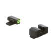 AmeriGlo Green LumiGreen Front Sight Serrated Rear for Hellcat Standard
