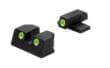 Meprolight Fixed Night Sight for Sig Sauer TD 9mm/.357 Sig Green Front Green Rear