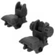TacFire AR-15 45 Same Plane Low Profile Pop Up Sights Iron Sights