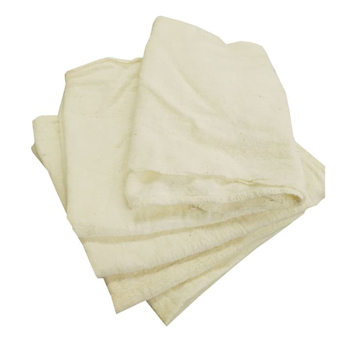 1 DOZEN NON-DYED SHOP CLOTHS