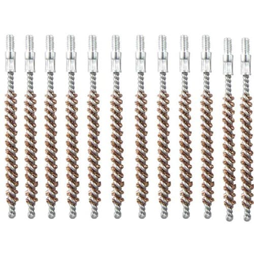 22 CALIBER DOUBLE-TUFF BRONZE RIFLE BRUSH 12 PACK