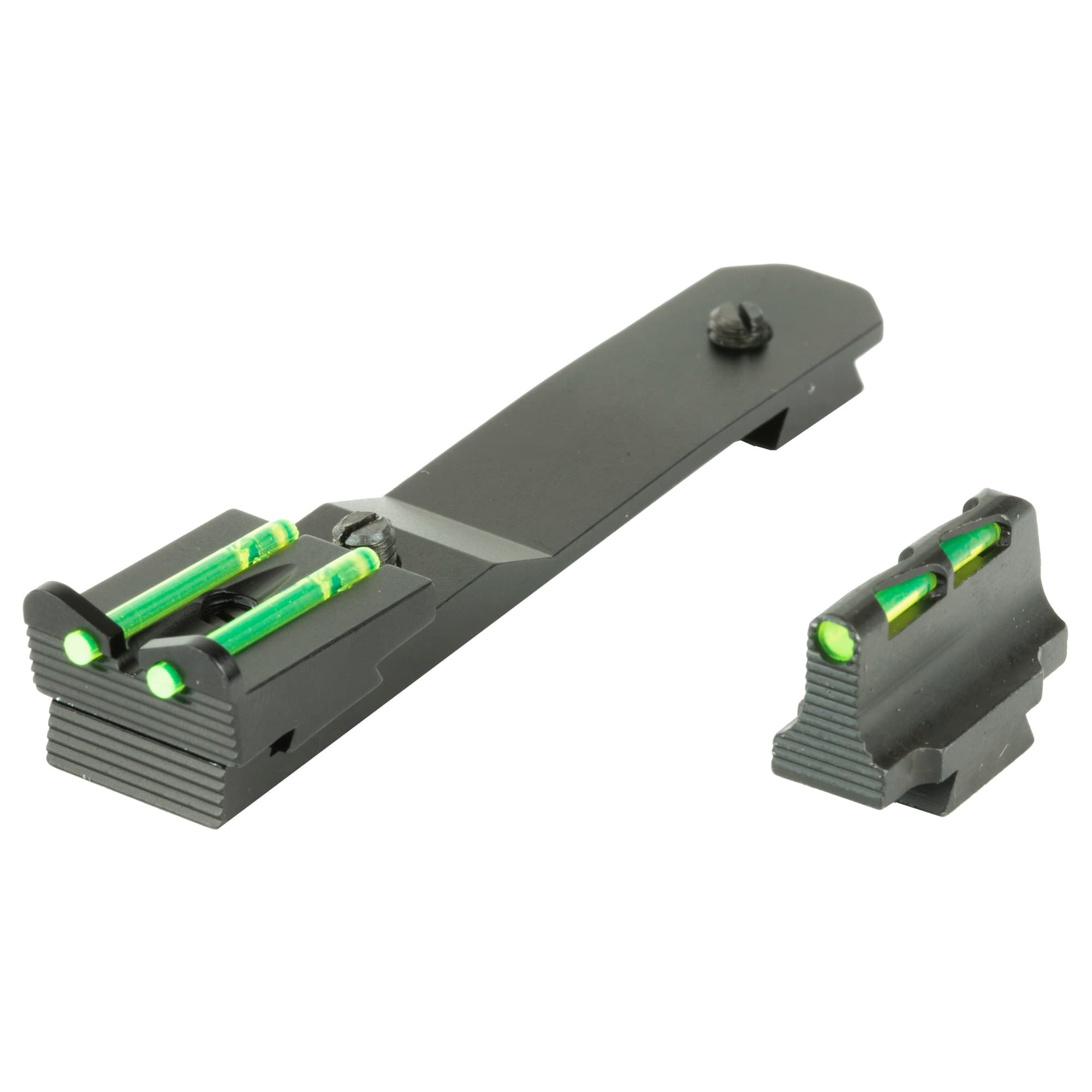 Hiviz LiteWave Front and Rear Sight for Henry Rifles Green