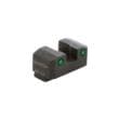 AmeriGlo Green Tritium 2-Dot Outlines Sq Notch Serrated Sight Hellcat OSP