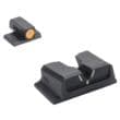 Meprolight Hyper Bright V-Sight Fixed Pistol Set for S&W M&P Green Orange