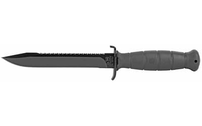 Glock KB17281 Field  7" Fixed Clip Point Plain/Saw Black High Carbon Steel Blade/ Black Textured Trimond Polymer Handle