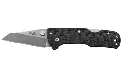 Cold Steel CS20KPL Kiridashi 2.50" Folding Sheepsfoot Plain 4116 Stainless Steel Blade/Black Griv-Ex Handle Includes Pocket Clip