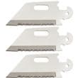 Cold Steel Click-N-Cut Replacement Blade 3/pk - 2-1/2" Reverse Tanto Serrated