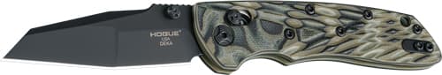 Hogue Deka ABLE Lock Folding Knife 3-1/4" Wharncliffe Blade Black Cerakote Finish G-Mascus Green
