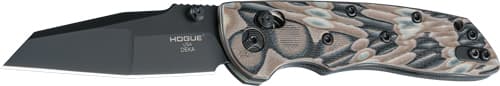 Hogue Deka ABLE Lock Folder: 3.25" Wharncliffe Blade - Black Cerakote Finish G-Mascus Dark Earth G10 Frame