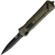 Smith & Wesson M&P OTF Knife 3-1/2" Dagger Blade Black with OD Green