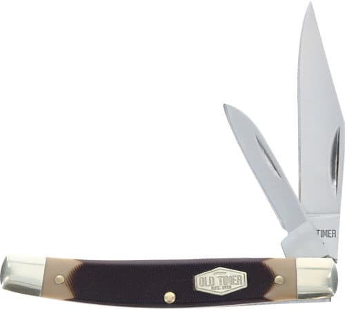 Old Timer Middleman Jack 2 3 5/16" Blade Black and Brown