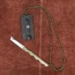 Templar Neck Knife 2-4/10" D2 Tanto Blade OD Green Powder