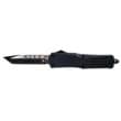 Templar Knife Large Black Rubber Knife 3-1/2" Tanto Blade Black