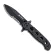 CRKT M21-14SFG M21 14SFG 3.99" Folding Spear Point Veff Serrated Black TiN 4116 Stainless Steel Blade/Black w/Dual Hilt Blade Guard G10 Handle Includes Pocket Clip