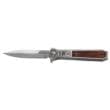 Smith & Wesson KT Unwavered Spring Assist Folding Knife 3-1/5" Dagger Blade Silver with Brown Box