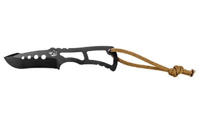 Southern Grind SG04030100 Vermin Fixed Drop Point Plain Black S35VN SS Blade, Includes Lanyard/Sheath