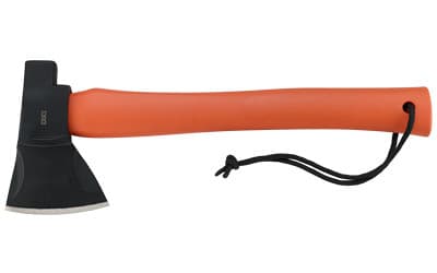 CRKT 2727 Chogan  3.16" Blade 1055 Carbon Steel Blade Orange GRN Handle 13.19" Long Axe w/Hammer