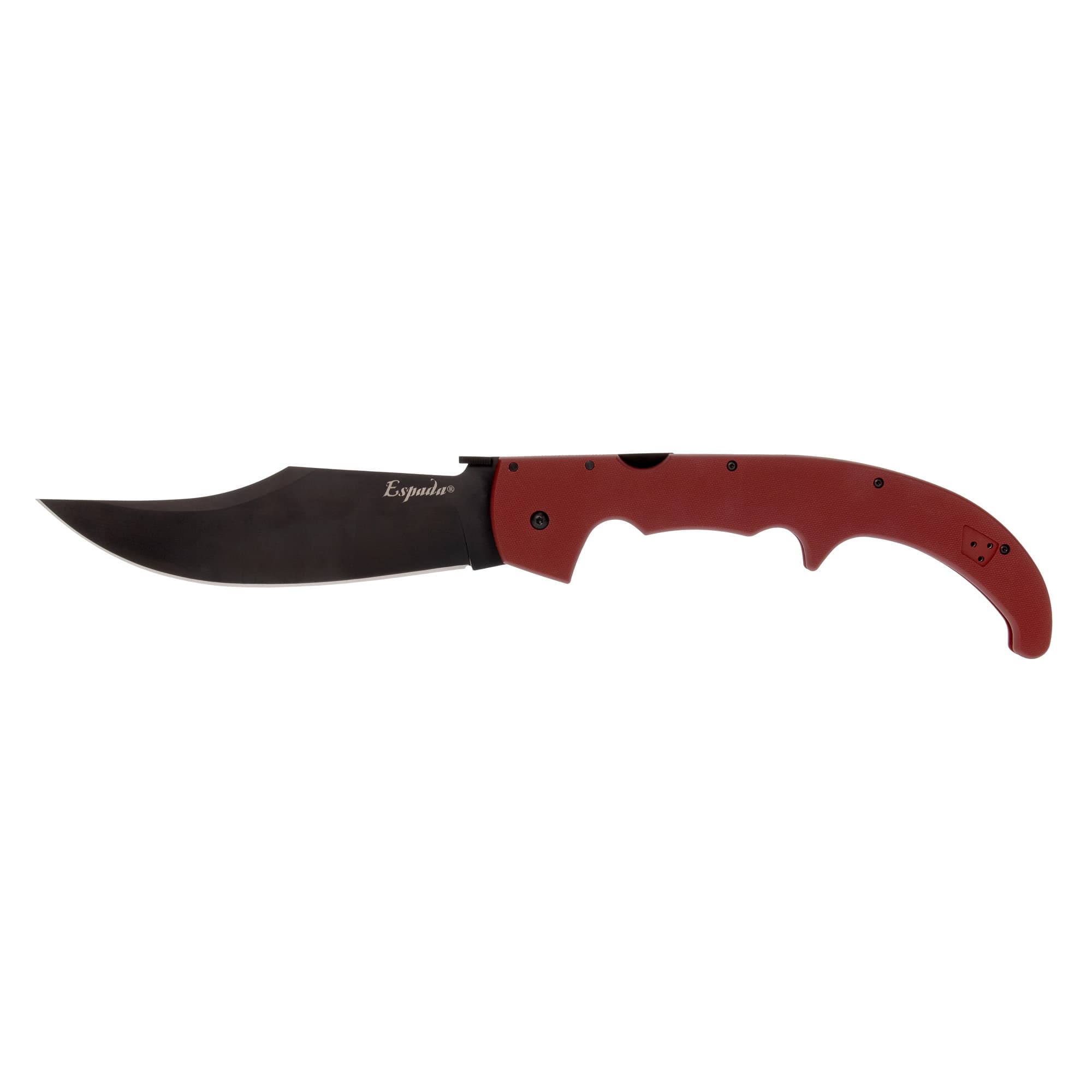 Cold Steel Espada XL Folding Knife 7-1/2" Clip Point Blade Ruby Red