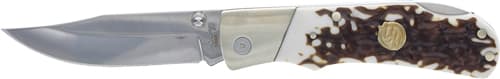 Uncle Henry Next Gen 7UH Folding Knife 3-4/5" Clip Point Blade Staglon Clamshell