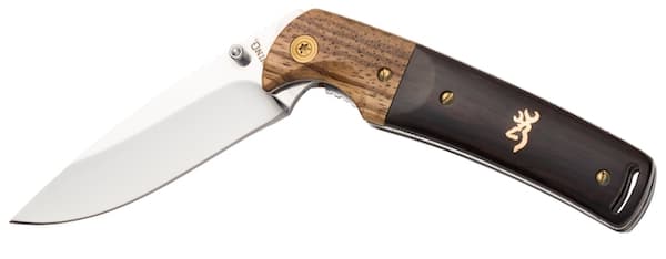 BRN BKMK HUNTER FLD KNF 3" W/CLIP