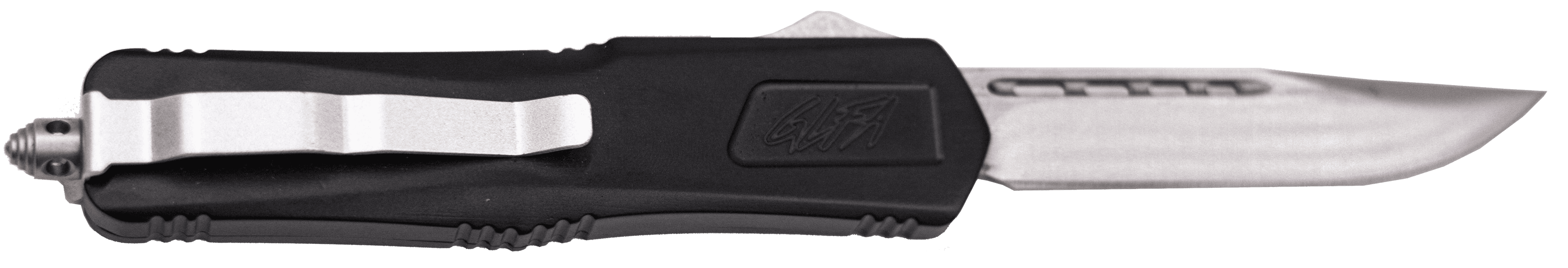 GLFA 8" OTF AUTO KNIFE SMOOTH BLK