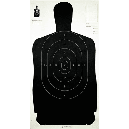 Champ Target B27cb Silhouette Green 25pk