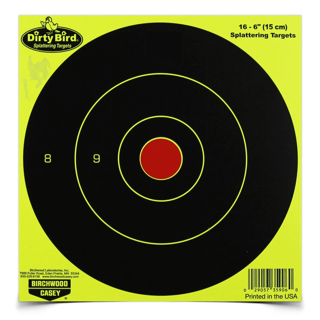 Bc Dirty Bird 6 Bull's Eye Yellow 16 Targets  X