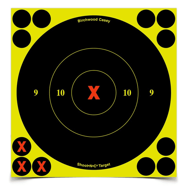 Shoot-N-C 6 Inch X-Bull's-Eye, 60 Targets - 720 Pasters