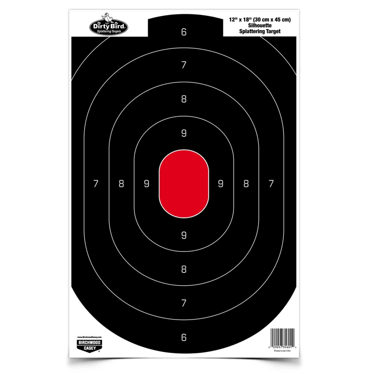 Bc Dirty Bird 12x18 Silhouette Target 8pk
