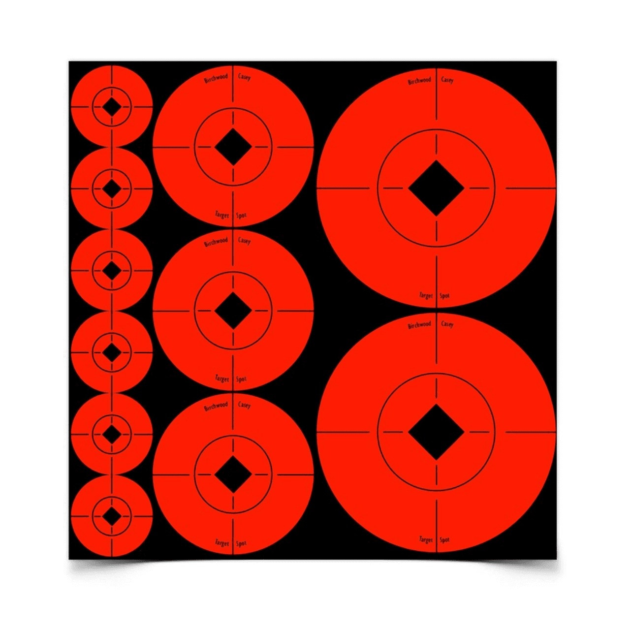 Bc Target Spots Asst 12.3 12 Sheet Pk