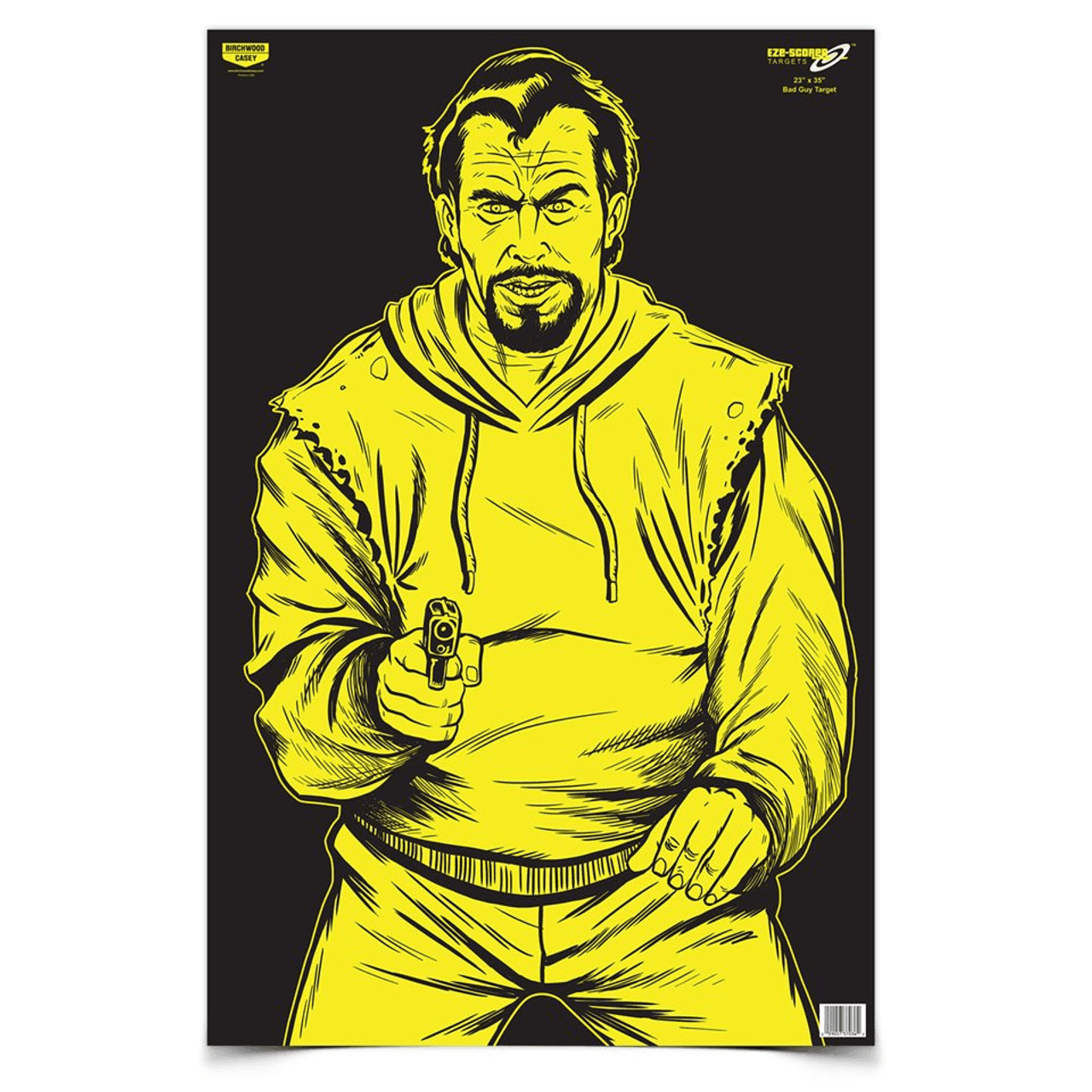 Eze-Scorer 23 x 35 Bad Guy Yellow / Black - BC-37035