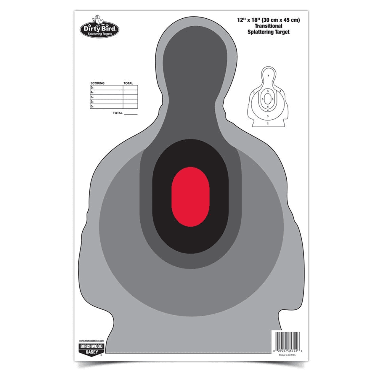Dirty Bird 12 x 18 Transitional Target