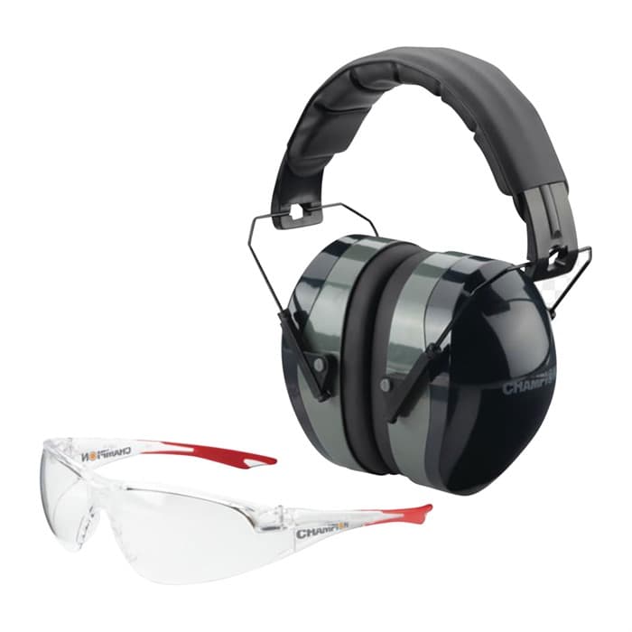 Champ Ballistic Eyes & Ears Combo Blk