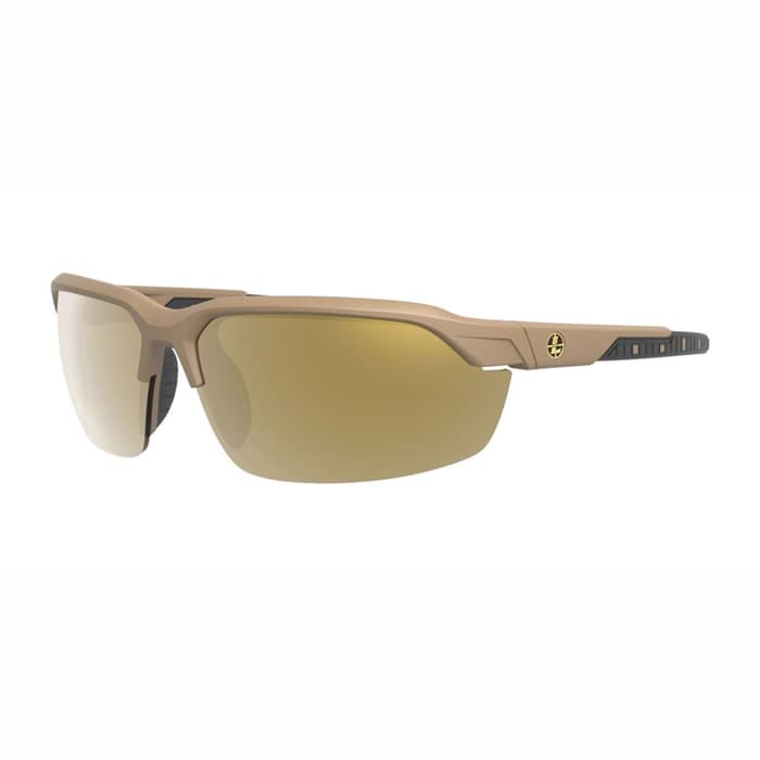 SHADOW TAN BRONZE/CLEAR/YELLOW TRACER SHOOTING GLASSES