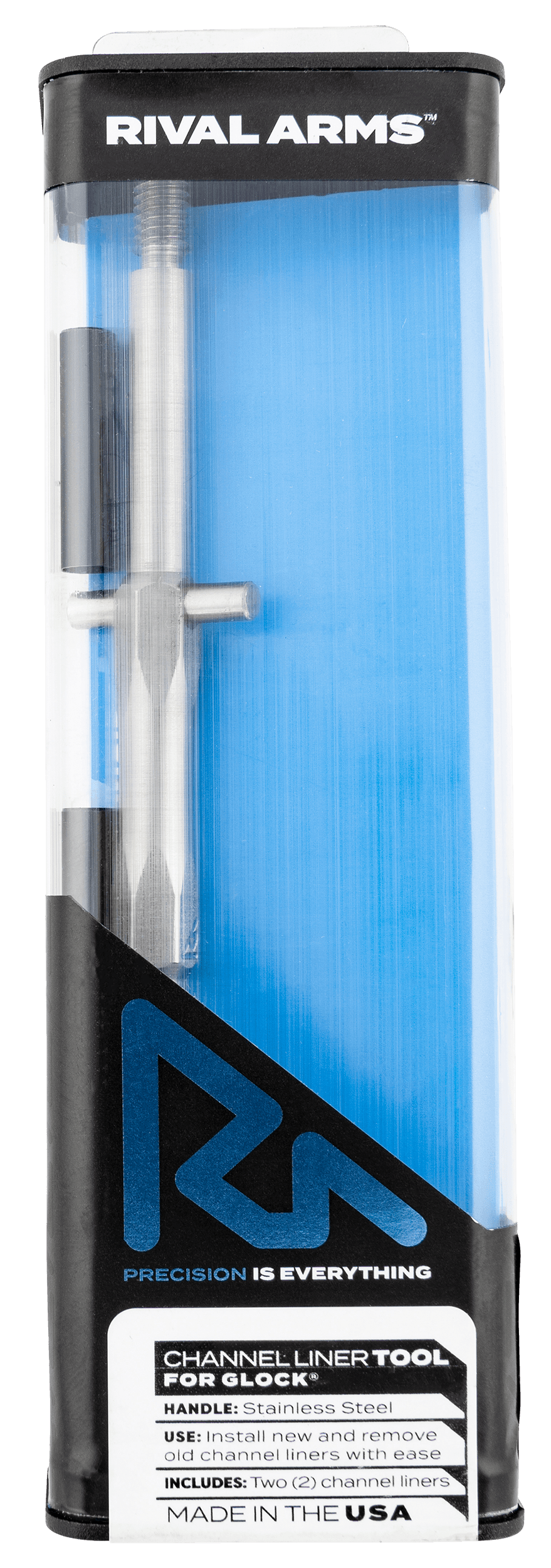 Rival Arms RA-RA93CL01A Glock Channel Liner Tool Black Aluminum
