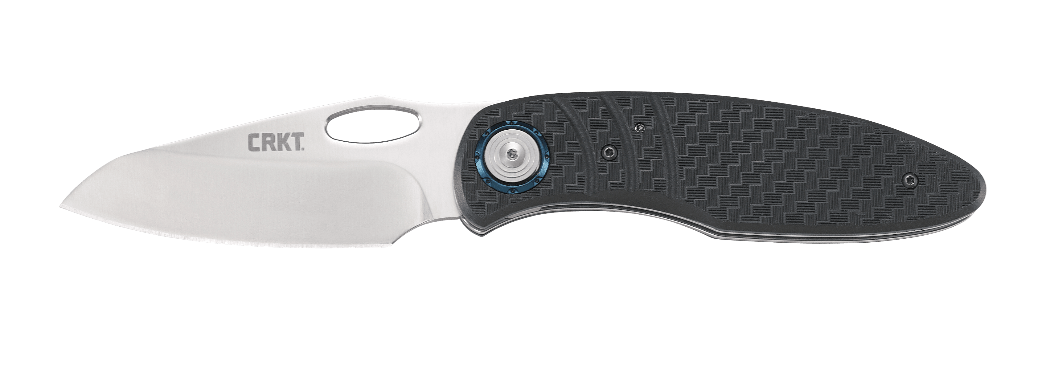 CRKT 5375 Trask  3.33" Folding Plain Satin D2 Steel Blade/ Black GRN Handle Includes Pocket Clip