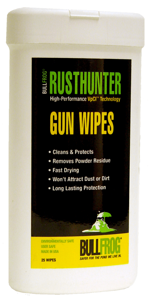 BullFrog 92383 Rust Hunter Gun Wipe 25 Count