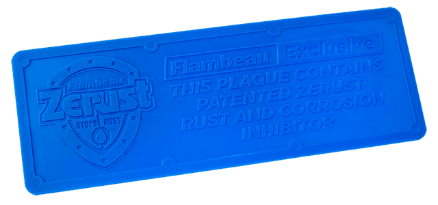 Flambeau 6649ZR Zerust Plaque Protects Against Corrosion/Rust