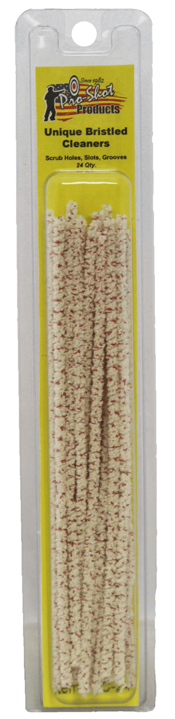Pro-Shot BC24 Unique Bristled Cleaners Cotton/Bronze Bristles 24 Pack                                                                                                                                   