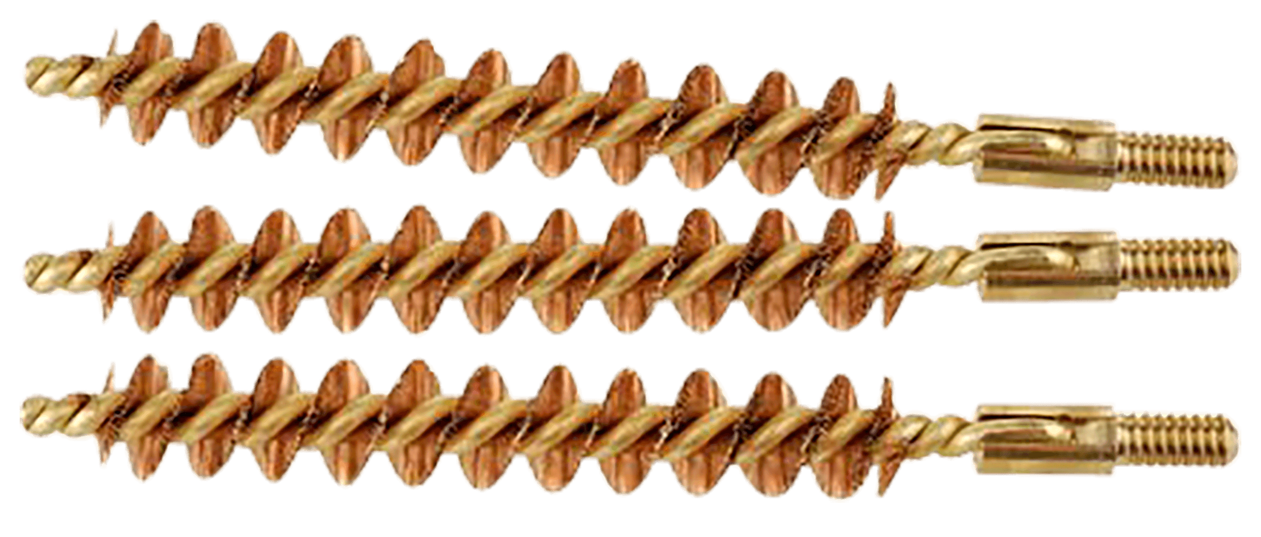 Tipton 868556 Bore Brush Set  30/32 Cal Rifle Firearm Brass Bronze Bristles 3 Per Pkg