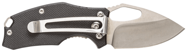 Smiths Products 51119 Lil Choncho  2.20" Folding Drop Point Plain Polished 400 SS Blade/Black G10 Handle Includes Pocket Clip