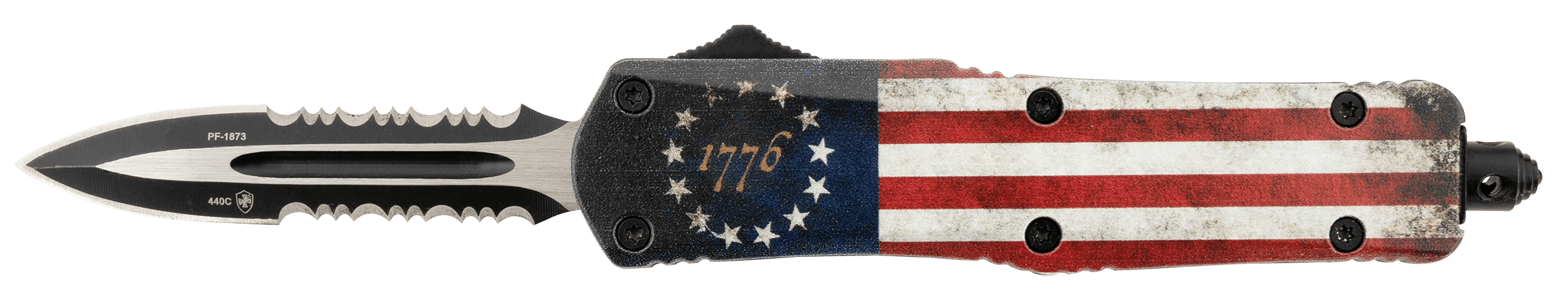Templar Knife SBRF431 Betsy Ross Flag  Small OTF Dagger Plain