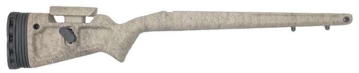 Grayboe Eagle Pro Rifle Stock Remington 700 Short Action RH Tan with Black Web