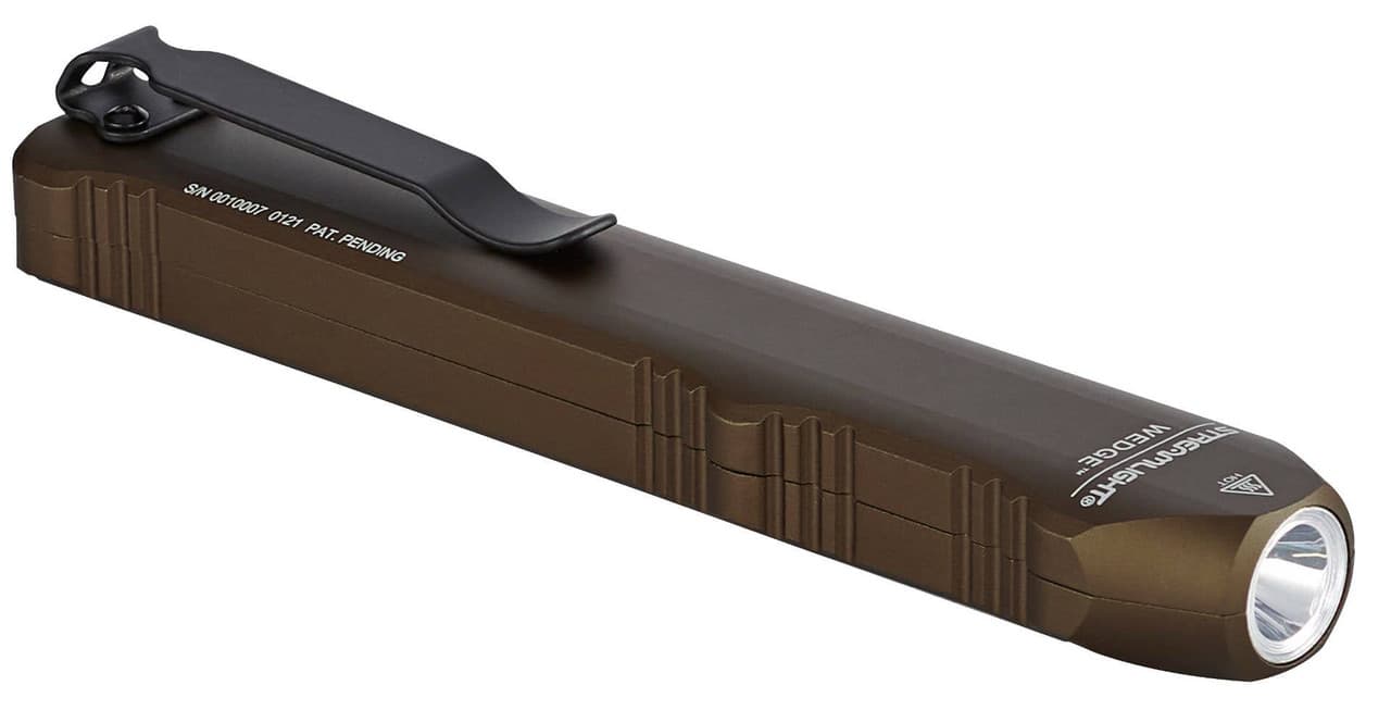 Streamlight 88811 Wedge  Coyote Tan Aluminum, White Light LED 300/1,000 Lumens, 110 Meters Beam Distance