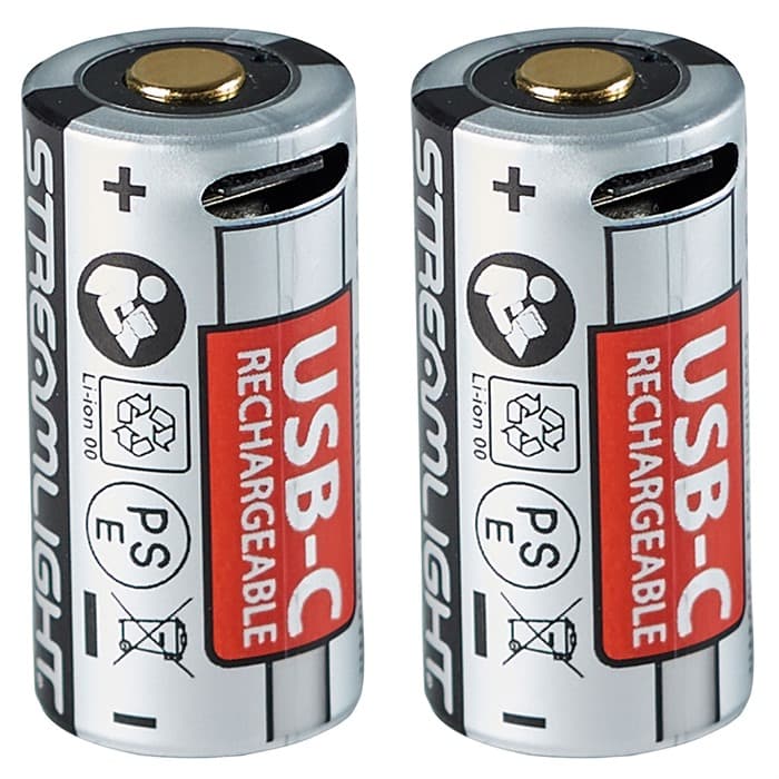 Streamlight SL-B9 USB-C Rechargeable Battery Pack 2-Pack 850mAh