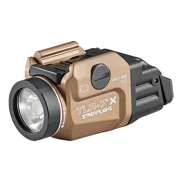 Streamlight TLR-7 X 500LM Multi-Fuel Rail-Mounted Tactical Light FDE Picatinny