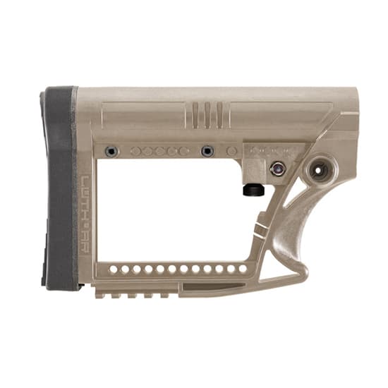 Luth-Ar MBA4f Skullaton Stock Flat Dark Earth AR Carbine