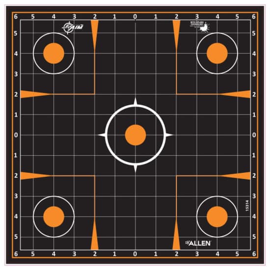 Allen Ez Aim Adhesive Splash 12x12 Grid 5pk