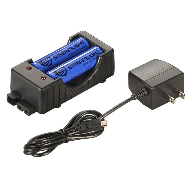 Streamlight 18650 Charger Kit 120V Ac Dual Input Charging Cradle Usb ProTac Compatible